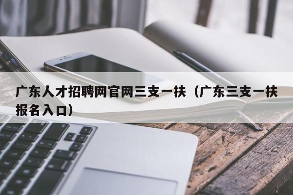 廣東人才招聘網(wǎng)官網(wǎng)三支一扶（廣東三支一扶報名入口）